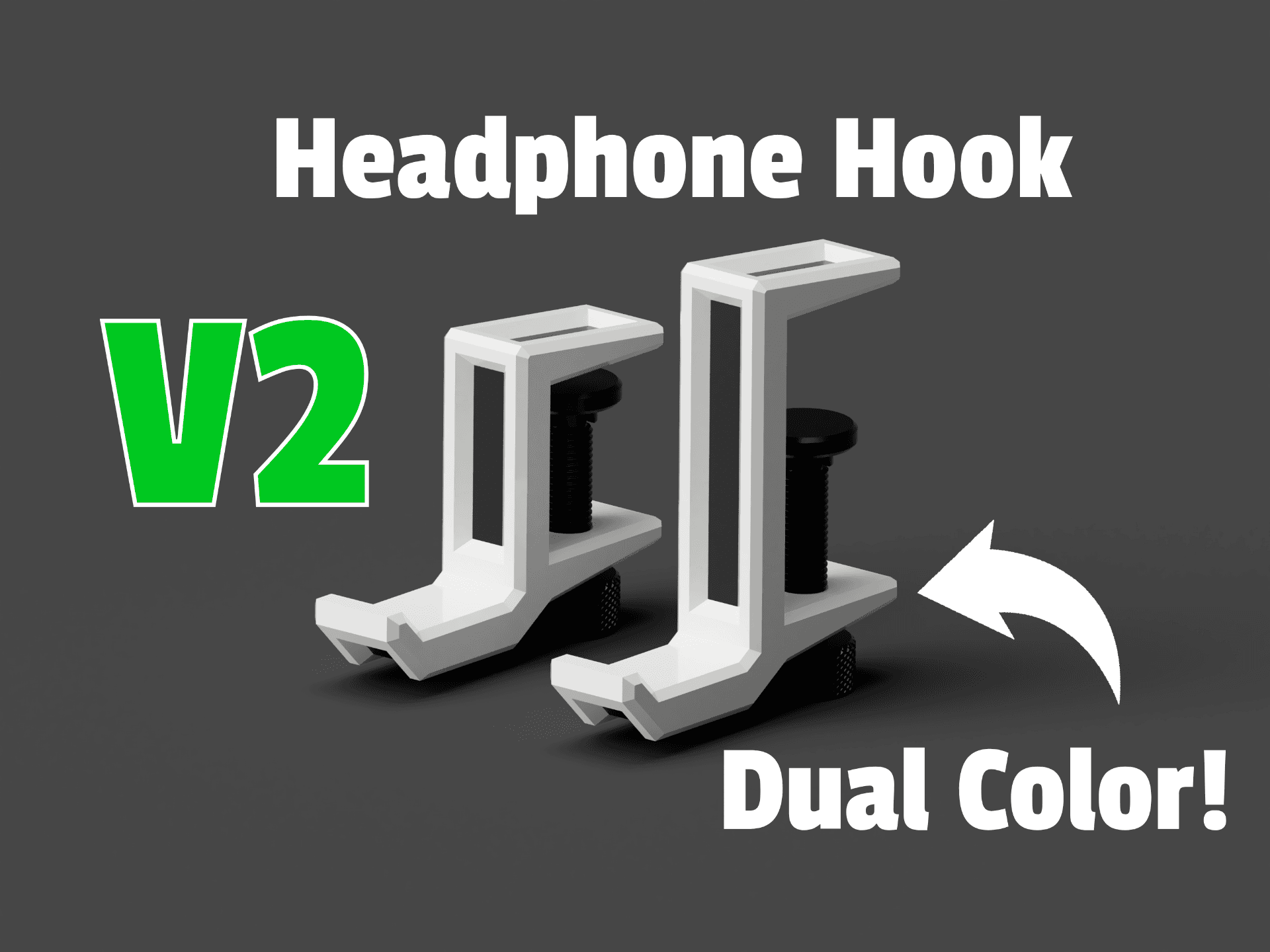 Headphone Holder Modern Design