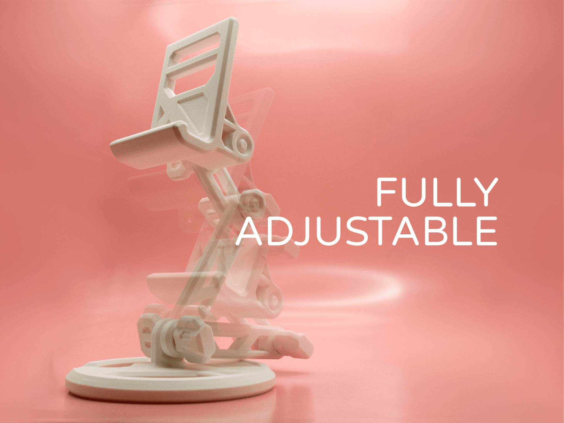 Adjustable Phone Stand by Pork3D.com thumbnail 2